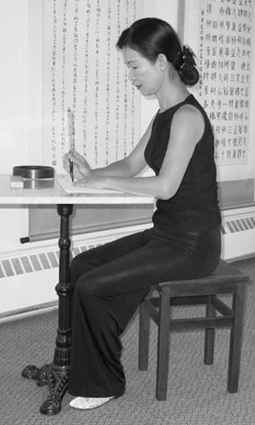 Posture: sitting position