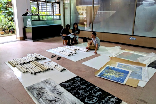 璇閨清才顏小梅書畫篆刻展暨弟子作品展 2018, 中國台山博物館