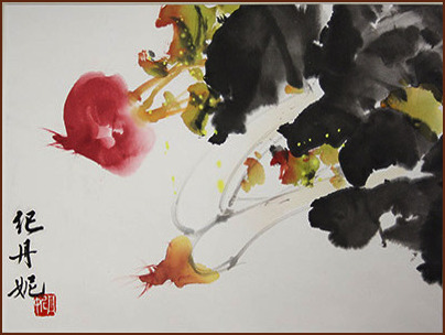 Danèle Grenier 白菜和甜菜, 嶺南畫派風格 (顏小梅藝苑)